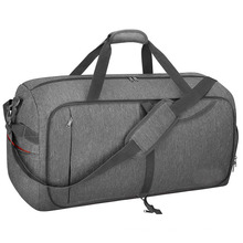 Waterproof Travel Bag Collapsible Weekend Bag with Shoe Compartment